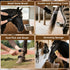 DigNew 13-Piece Set Horse Grooming kit for Daily Care,Complete Horse Supplies with Wood Brushes, Tack Essentials, Curry