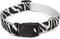 Zebra-Print Nylon Dog Collar, Fits 14–20 Inch Necks