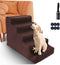 Topmart 5 Tiers Plastic Dog Stairs, Non-Slip Steps for Couch/Bed, Ideal for Old/Injured Dogs and Cats