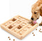 LOOBANI Wooden Dog Puzzle Toys - Interactive Slow Feeder IQ Training Toys for Small to Large Dogs, Dog Bone Pattern