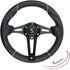 Golf Cart Steering Wheel - 12.5"/320mm Universal for Club Car DS, Precedent, EZGO RXV & TXT, Yamaha (Style 1)