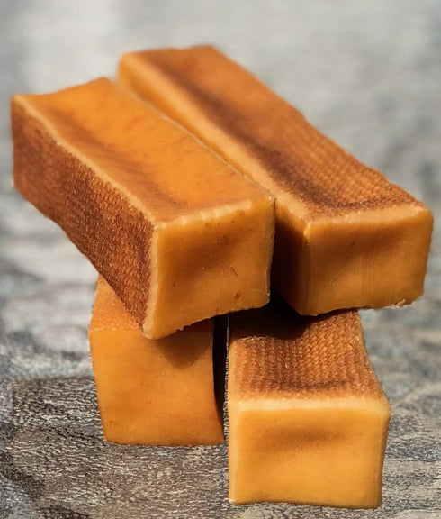 Authentic Himalayan Yak Cheese for Dogs - Small/Medium (Pack of 4) - Sourced from Pristine Himalayan Foothill, Rawhide-Free, NO preservatives