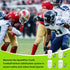 Football Helmet Clips Screws Nuts - Compatible with Schutt F7 & Riddell for Repairing Youth Football Helmets