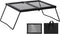 REDCAMP Heavy Duty Folding Campfire Grill Steel Grate, Portable Cooking Rack Over Fire Pit with Carry Bag