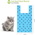 timoqi 1 100 Cat Litter Bags with Handles, Disposal Litter Bags for Pet Poop, Dog Poop Bag Extra-Thick Kitty Cat Waste