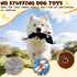 MAOOOOB 5-Pack Dog Squeaky Toys, No Stuffing Dog Toys, Crinkle Plush Dog Toys to Keep Them Busy, Rope Dog Toys for Tug