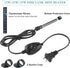 HITOP 35W Super Mini Adjustable Aquarium Heater for Small Fish Tank 4-10 Gallons with External Controller