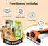 MIU COLOR Pet Grooming Brush - Deshedding Tool for Dogs & Cats, Reduces Shedding by up to 95%, Orange