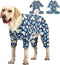LovinPet Giant Dog Pajamas, Jellyfish and Starfish Deep Sea Print, Lightweight Pullover Clothes for Large Breed Dogs