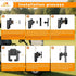 RIZINKART N52 360 Golf Cart Phone Holder Magnetic, Compatible with EZGO/Club Car/Yamaha,with Upgrade Magnets