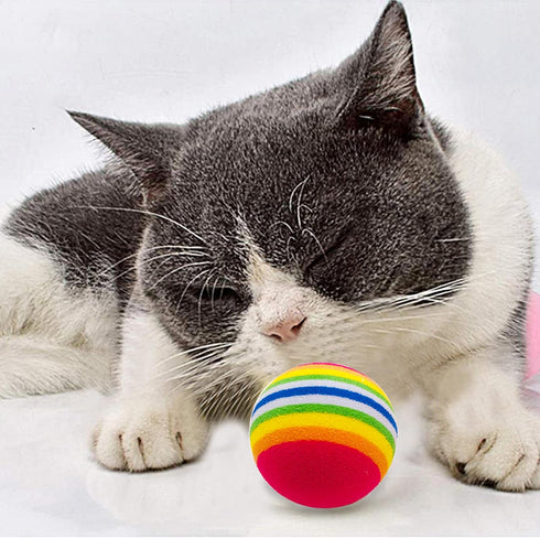 PET SHOW 20Pcs Interactive Cat Toys - Assorted Variety Pack for Indoor Cats with Mice, Feather, and Crinkle Balls