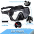 Professional Snorkel Diving Mask, Ultra Clear Lens with Wide View Tempered Glass Goggles, Anti-Leakage Scuba Mask