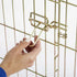 MidWest Homes for Pets Foldable Metal Dog Exercise Pen, 24'W x 36'H, Gold Zinc with Door