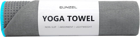 Hot Yoga Towel - Microfiber Non Slip Sweat Absorbent Towel for Hot Yoga, Pilates and Fitness 72" x 24"