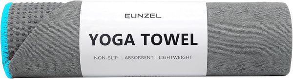 Hot Yoga Towel - Microfiber Non Slip Sweat Absorbent Towel for Hot Yoga, Pilates and Fitness 72" x 24"