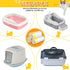 WJXWHSWX 37" 18",30 Count 3 Jumbo Cat Litter Box Liners x Jumbo Extra Thick With Mil Cat Waste Litter Bags Extra Heavy