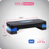 HolaHatha Compact Portable Aerobic Step Platform, Adjustable Height Cardio Stepper for Home Gym Fitness Equipment