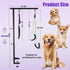 26"-40", Hammock Dog Grooming Arm with Clamp, Adjustable Height Pet Grooming Table Arm with and No-Sit Holder, Dog