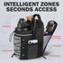 4KG Magnetic Gym Bags with Water Bottle Holder, Non-Slip Strong Magnetic Gym Water Bottle Bag, Crossbody Sling Pouch