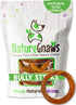 Nature Gnaws Bully Stick Rings for Dogs, 5 Count - Long Lasting Natural Beef Dog Chew Bones, Rawhide Free for