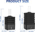 Aquarium Bio Sponge Filter, Super-Quiet Submersible Foam Filter, 1 Spare Sponge, Suits Tanks Up to 110 Gallon