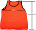 SS Scrimmage Set 12 Training Vests Soccer Bibs Adult of (Orange)