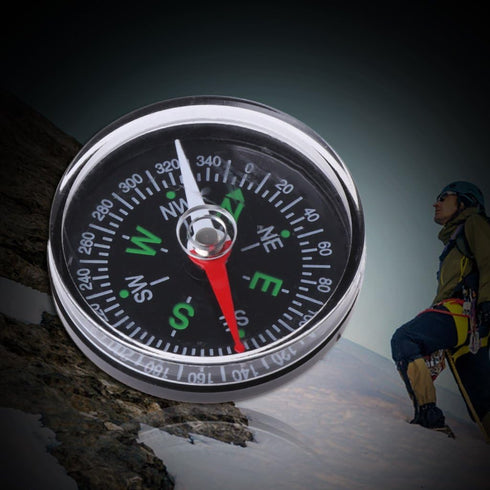 BANYUP Multi-Functional Reliable Outdoor Compass for Navigation Orienteering and Survival Bungee Compass Underwater