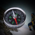 BANYUP Multi-Functional Reliable Outdoor Compass for Navigation Orienteering and Survival Bungee Compass Underwater