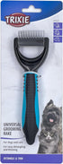 TRIXIE Pet Universal Grooming Rake, 2.5" x 7" for Cats and Dogs, Detangle and Thin