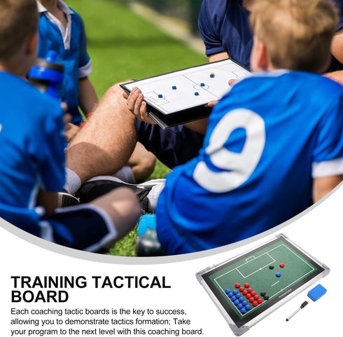 Ciieeo Soccer Training Board Aluminum Alloy Sports Ball Training Board for Football Match Strategy Planning