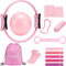 Pilates Ring Set for Women, Pilates Equipment with 5 Resistance Bands &