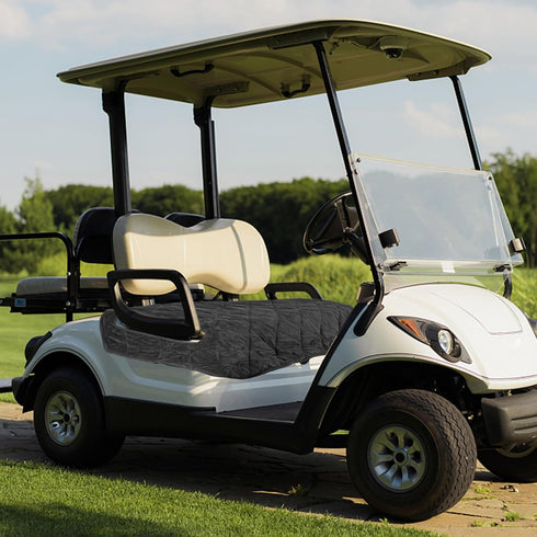 Heavy Duty Waterproof Golf Cart Seat Covers for 2 Person Seats - EZGO Club Car Winter Accessories