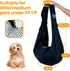 Abrasfba Pet Dog Sling Carrier, Reversible Soft Cat Carrier for Small Dogs, Adjustable Strap, Hands-Free Blue Puppy