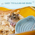 Chinchilla, Eccliy Ceramic Corner Litter Box for Small Pets, Tip-Proof, Chew-Resistant, Triangle Potty Trainer Pet Pan