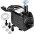 GROWNEER 550GPH Submersible Pump, 30W Ultra Quiet Fountain Water Pump, 2000L/H for Aquarium, Fish Tank, Pond