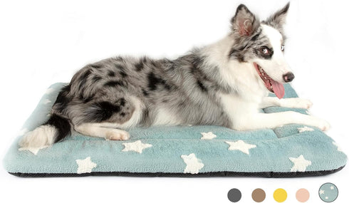 Mora Pets Dog Crate Pad - Dog Bed Mat for Medium Large Dogs, Washable Thin Pet Kennel Pad for 36 inch Cage, Ultra Soft