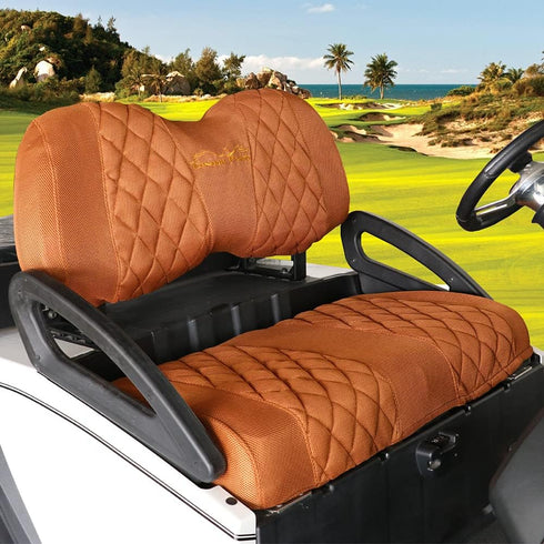 Golf Cart Seat Covers for Club Car Precedent, DS and Yama Golf Carts, Breathable Washable Polyester Mesh Cloth