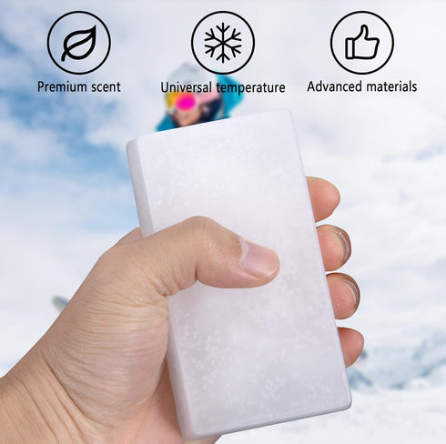 Snowboard and Ski Wax, 0.66 LB Universal Snow Block Wax for Ski and Snowboard Racing, Protecting Accessories
