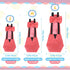 6 DoubleFill Pcs Chicken Diapers for Indoor Chickens Reusable Washable Duck Diapers with Bowtie Adjustable Ducklings