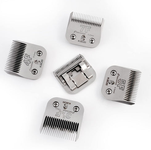 Detachable Pet Clipper Blades, Compatible with Andis, Oster, Wahl A5 Clippers, 1/2'' 13mm Cut Length