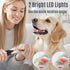 6-Speed 50% Trimmers 2 7h Casfuy New Dog Nail Grinder - More Power Dog Nail with LED Lights Quiet Running Time Electric