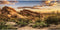 AWERT 36x18 inches Terrarium Background, Blue Sky Oasis Cactus Sun and Desert for Reptile Habitat Polyester