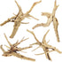 Tfwadmx Natural Driftwood for Aquarium, 6-8" 4 Pcs Wood Aquarium Decorations, Fish Tank Log Reptile Tree Branches