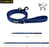 OneTigris No-Pull Dog Walking Leash - Handled Long Traffic Leads for Medium to Large Dogs (Blue, 6FT)