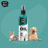 4-in-1 6.76 oz Wagging Tails Relaxing & Calming Massage Oil for Dogs and Cats, fl | Natural Grooming Formula | Enhances