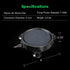 VIVOSUN 4 x 4 Inch Air Stone Disc with Shell and Sucker for Aquarium and Hydroponics