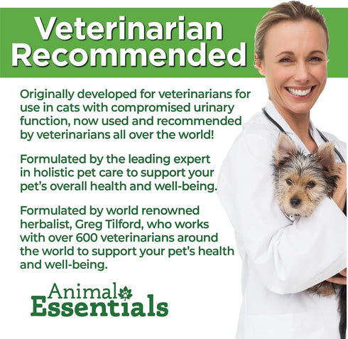 Animal Essentials Tinkle Tonic for Dogs & Cats, 2 Fl Oz, Urinary Tract Supplement