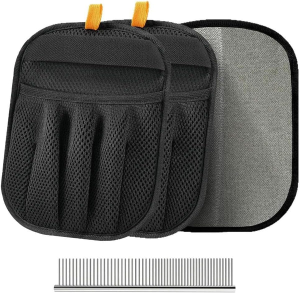 AONEGOLD Pet Hair Removal Gloves for Cats and Dogs, Ultimate Deshedding & Grooming