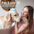 2PCS Dog Bath Brush, Dog Scrubber for Bath, Dog Shampoo Brush, Dog Washing Brush with Adjustable Handle, Suitable for
