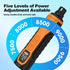 5 2000mAh Dog Nail Grinder Quite, Cordless Grooming Pro Nail Grinder with Adjustable Speeds & Led Light, & Battery